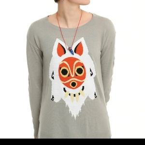 Studio Ghibli Princess Mononoke Sweater